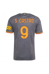 AS Roma Santiago Castro #9 Jalkapallovaatteet Kolmaspaita 2026-27 Lyhythihainen